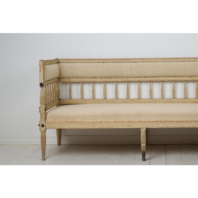 Gustavian (Swedish) Antique Swedish Sofa, 1700s For Sale - Image 3 of 12