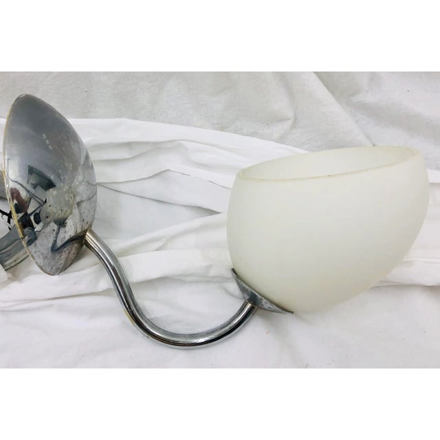 Mid-Century Modern Vtg Mid-Century Modern Italian Wall Sconces - a Pair For Sale - Image 3 of 12