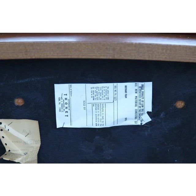 Red 1970s Postmodern Thonet Bentwood Armchair Lounge Chair For Sale - Image 8 of 10