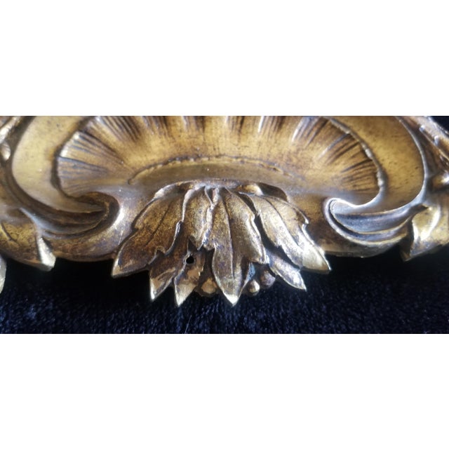 Antique French Bronze Ormolu Pediment For Sale - Image 4 of 8