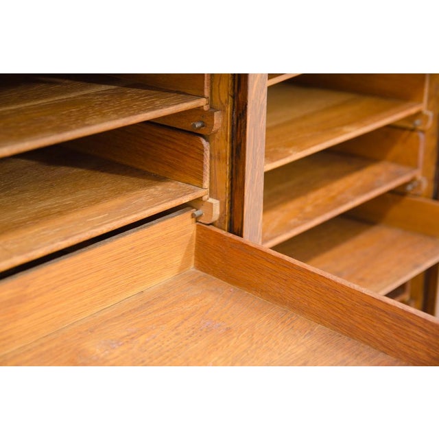 Modernist Roller Blind Cabinet, Czechoslovakia, 1930s For Sale - Image 15 of 18
