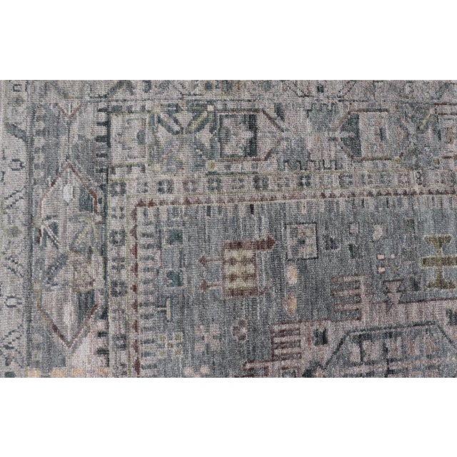 Modern Khotan Hand-Knotted Wool Rug by Keivan Woven Arts, 9' X 12' For Sale - Image 12 of 15