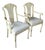 Pair of Gustavian Arm Chairs With Bee Upholstery For Sale