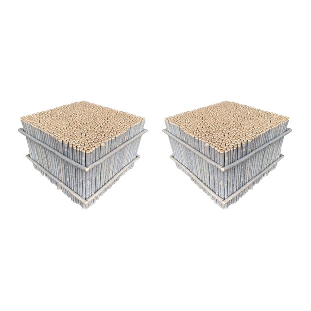 Adirondack-Style Twig Tables - a Pair For Sale - Image 13 of 13