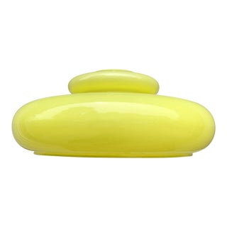 1960's Space Age Yellow Plastic Pendant Light For Sale