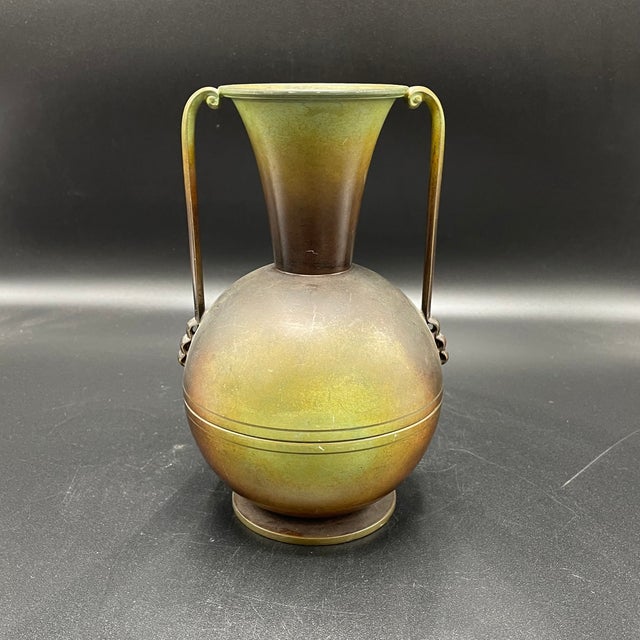 The model is designed in the 1930s by Carl-Einar Borgström for Ystad Brons. The patination is invented in the end of the...
