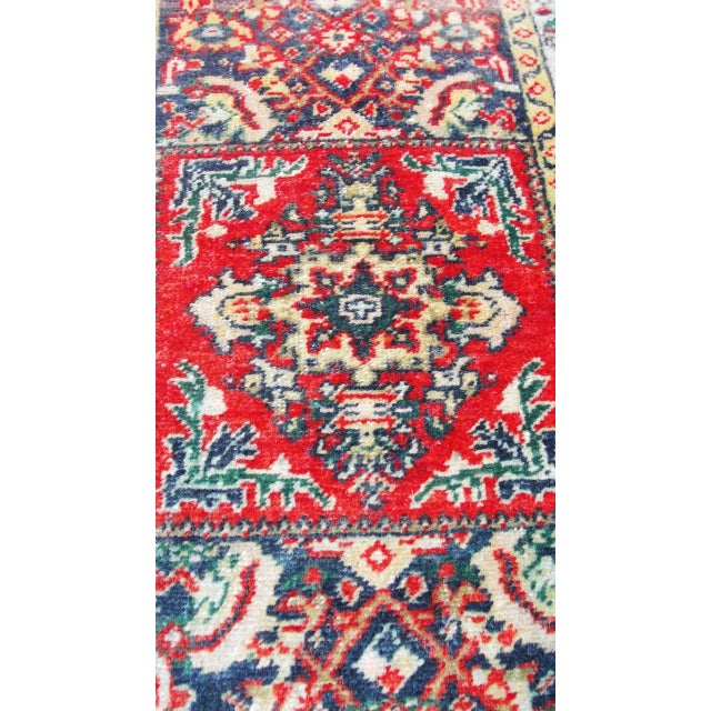 Textile 19th Century Antique Turkish Yastik Rug-20" X 31" For Sale - Image 7 of 13