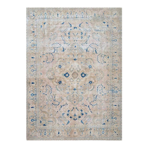 1950s Old Persian Hamedan Area Rug 8x11