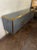 Modern Gray Murano Glass and Brass Sideboard For Sale In Dallas - Image 6 of 6