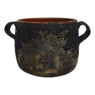 Large Terracotta Cooking Pot by JB Hughes for Vallauris, 1960s For Sale