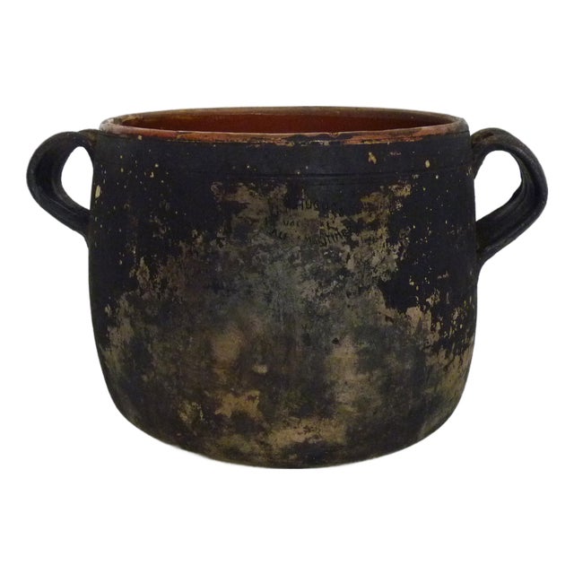Large Terracotta Cooking Pot by JB Hughes for Vallauris, 1960s For Sale