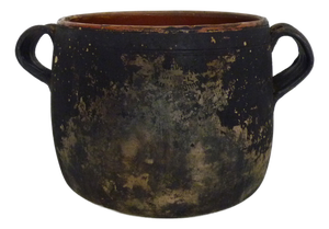 Large Terracotta Cooking Pot by JB Hughes for Vallauris, 1960s
