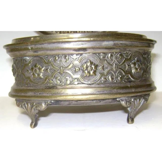 Art Nouveau 1920s WMF Jewelry Cask Signed B.Buch For Sale - Image 3 of 7