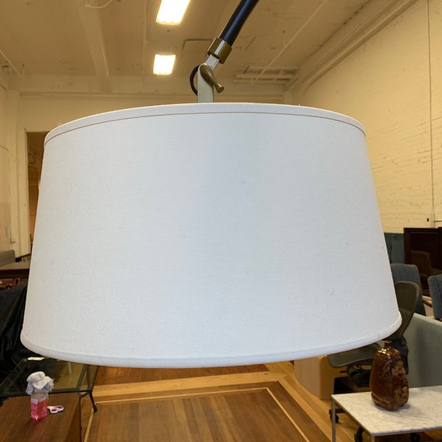 Pottery Barn Winslow Arc Floor Lamp With Shade Chairish