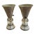 1960s Mid Century Modern Aluminum and Lucite Lamps - a Pair For Sale