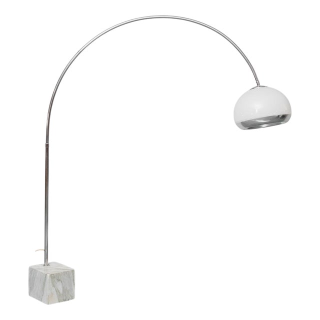 Arc Floor Lamp by Harvey Guzzini, 1970s For Sale