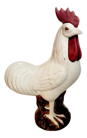 1940s–1950s Zaccagnini Italian Modernist Ceramic Rooster, Model a.2017/1/A