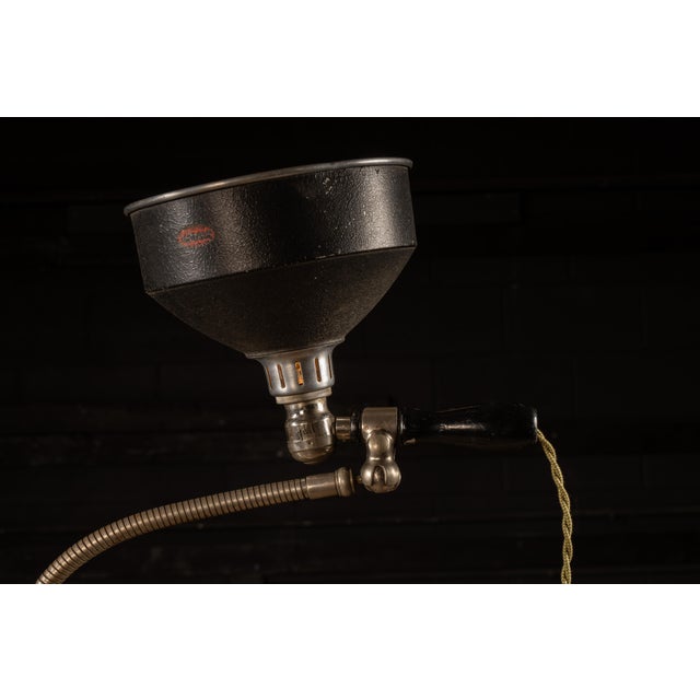 Vintage Repurposed Zorex Infra-Red Therapeutic Gooseneck Lamp by Ajusco For Sale - Image 11 of 14
