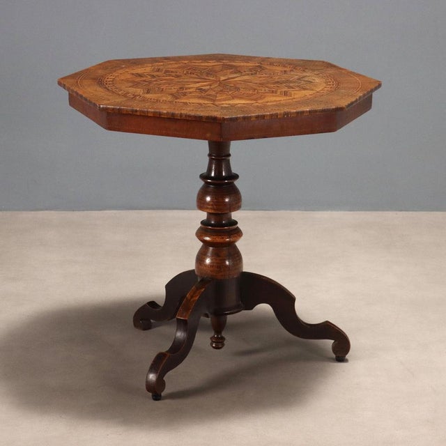 Rolo Coffee Table in Inlaid Walnut For Sale - Image 10 of 10