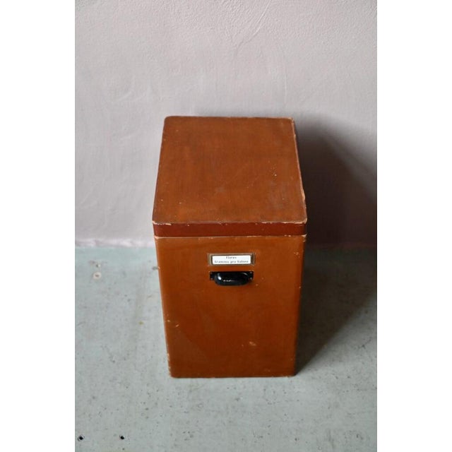 Large Industrial Herbalist Cardboard Box For Sale - Image 10 of 16