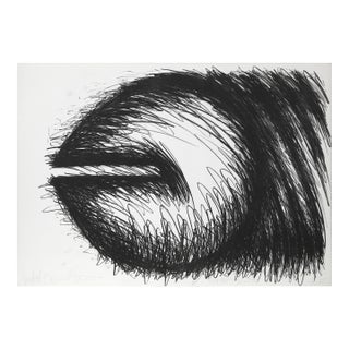 Big Horizontal, 1976 Signed Lithograph by Judith Bernstein For Sale