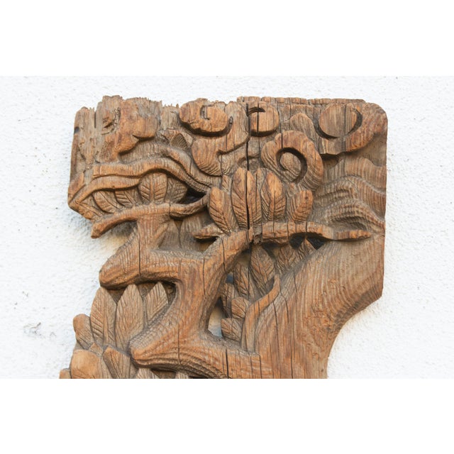 Early 1800's Architectural Ancestor Carving For Sale - Image 4 of 8