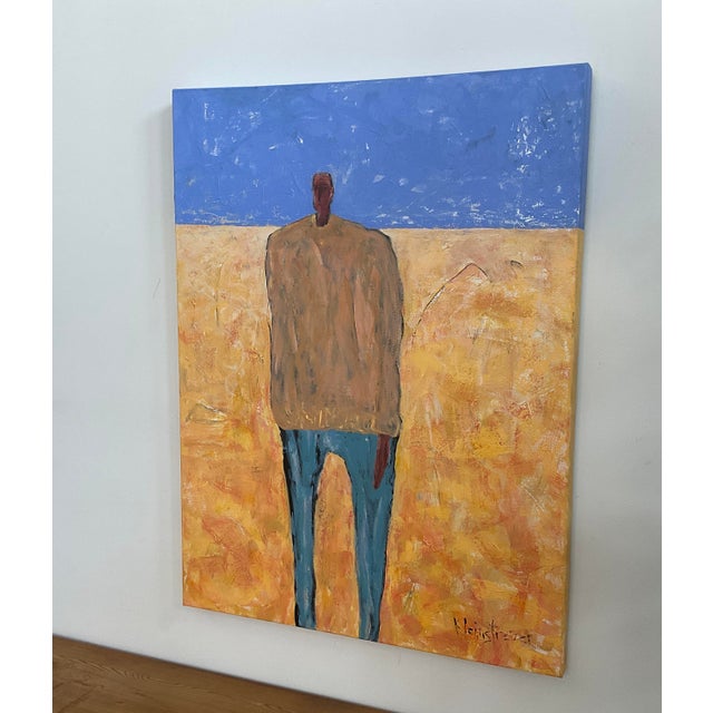 Mid-Century Modern Original Figurative Painting by C. Kleinstreuer For Sale - Image 3 of 15