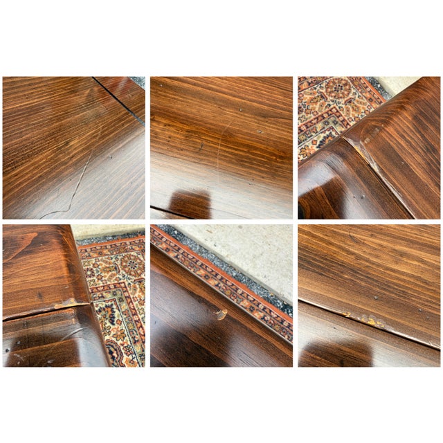 1980s Ethan Allen Old Tavern Antiqued Pine Rustic Traditional Drop Leaf Coffee Table (12-8021) For Sale - Image 13 of 14