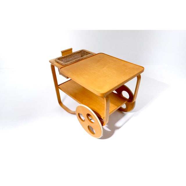 Swiss Vintage Tea Trolley by Alvar Aalto, 1960s For Sale - Image 6 of 18