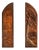 Carved Doors by Georges Lacombe, France, 1890, Set of 2 For Sale