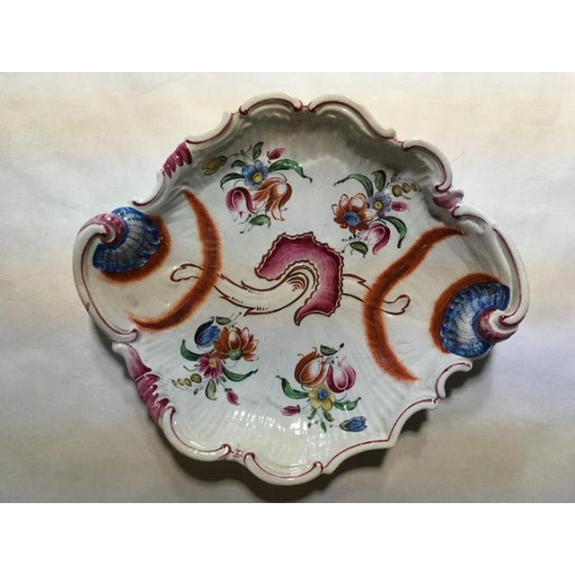 Baroque Porcelain Bowls with Pink Tulip Decor by Richard Ginori, Italy, 1750s, Set of 2 For Sale - Image 3 of 18