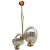 Metal Art Deco Murano Chandelier by Ercole Barovier, 1940s For Sale - Image 7 of 7