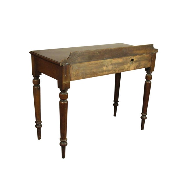 Wood 19th-C. William IV Mahogany Side Table For Sale - Image 7 of 7