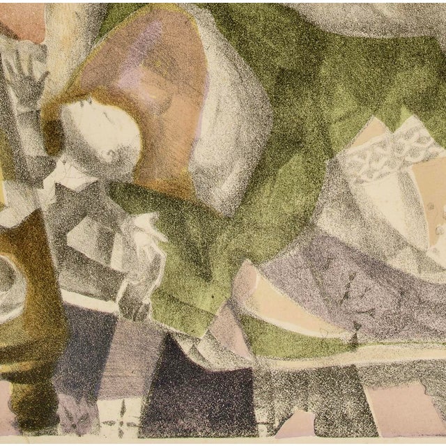 1980s Ugo Attardi, 1980s, Lithograph, Framed For Sale - Image 5 of 11