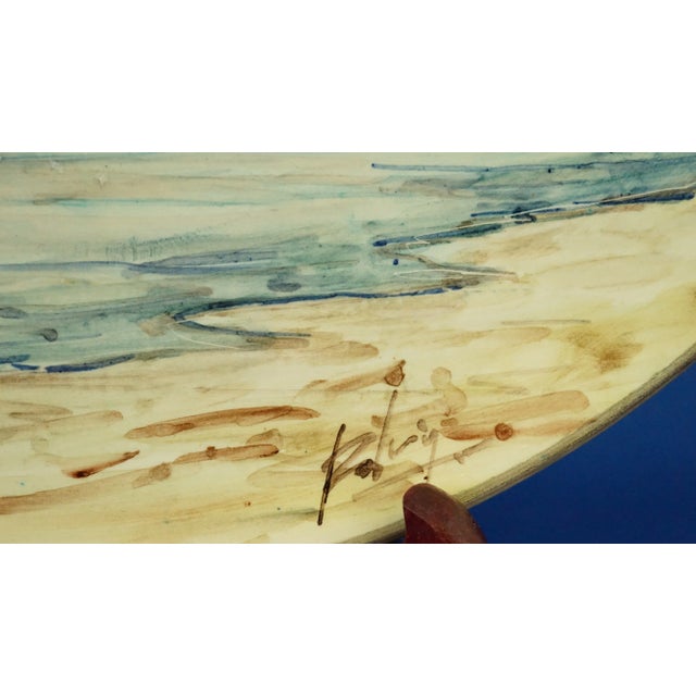 Vintage Italian Porcelain Ceramic Plate by Pozzo Garitta, 1940s For Sale - Image 10 of 18