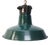 Vintage Industrial French Enamel Cast Iron Pendant Light by Sammode For Sale