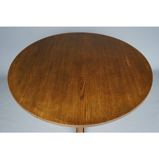 Art Deco Oak Console Table by Frits Spanjaard for Lov, 1920s For Sale - Image 13 of 14