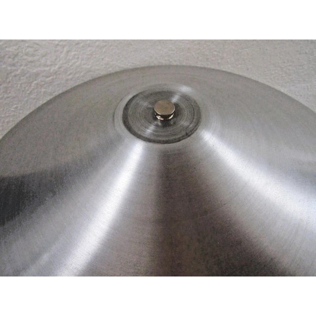 Silver 1970s Van Teal Mid-Century Modern Lucite, Chrome and Brushed Aluminum Table Lamp For Sale - Image 8 of 13