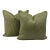 Woven Basketweave Feather/Down 20”x20” Pillows - A Pair For Sale