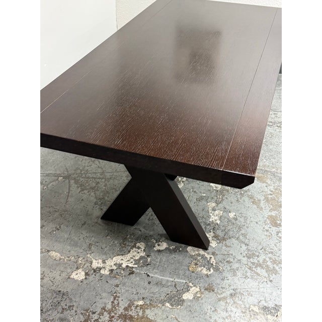 Brown Promemoria Buggata Dining Table in Ancient Oak For Sale - Image 8 of 12