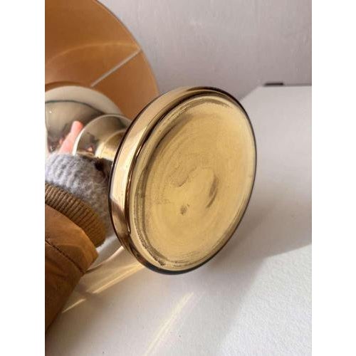 Gold-Colored Ceramic Table Lamp by Gustav Leek for Luxus, 1960s For Sale - Image 8 of 10