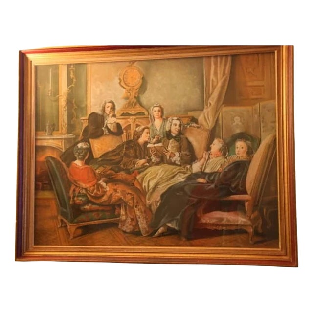 P. Matthijs, Castle Interior, 1954, Framed For Sale
