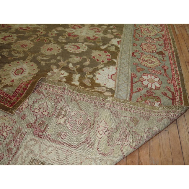 Zabihi Collection Oversize Indian Antique Agra Carpet For Sale In New York - Image 6 of 12