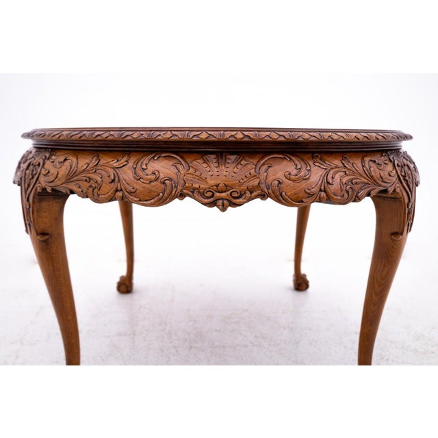 Carved Table, Western Europe, 1910 For Sale - Image 6 of 9