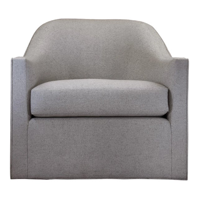 Le Jeune Upholstery Coach Barrel Club Chair Showroom Model For Sale