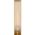 York 24" Single Box Sconce in Soft Brass with Clear Ribbed Glass Designer: Barbara Barry Finish: Soft Brass Height: 24.25"...