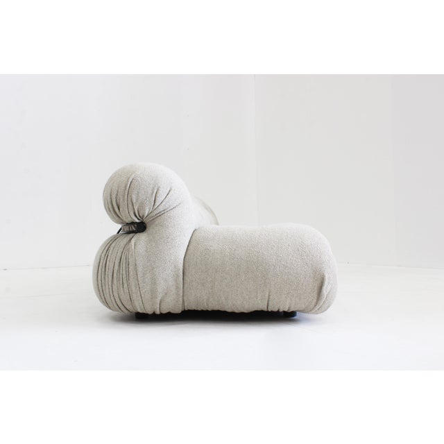 Cassina Soriana Three-Seater Sofa by Afra and Tobia Scarpa for Cassina, 1970s For Sale - Image 4 of 13