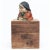 Japanese Meiji Era Otafuku Girl Figurine on Wood Stand For Sale - Image 3 of 13