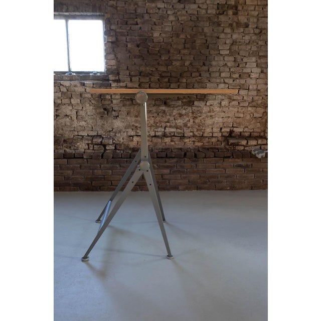 Brown Dutch Drafting Table by Friso Kramer & Wim Rietveld for Ahrend De Cirkel, 1959, 1960 For Sale - Image 8 of 18