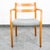 Mid-Century Modern Mid Century Danish Modern Dining Chair Niels j.l Moller #67 Oak Denmark Armchair For Sale - Image 3 of 12